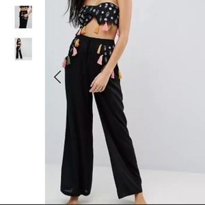 ASOS Premium Pom Pom Mirror Embroidered SET